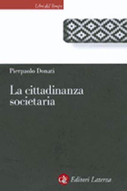 La cittadinanza societaria - Pierpaolo Donati - copertina