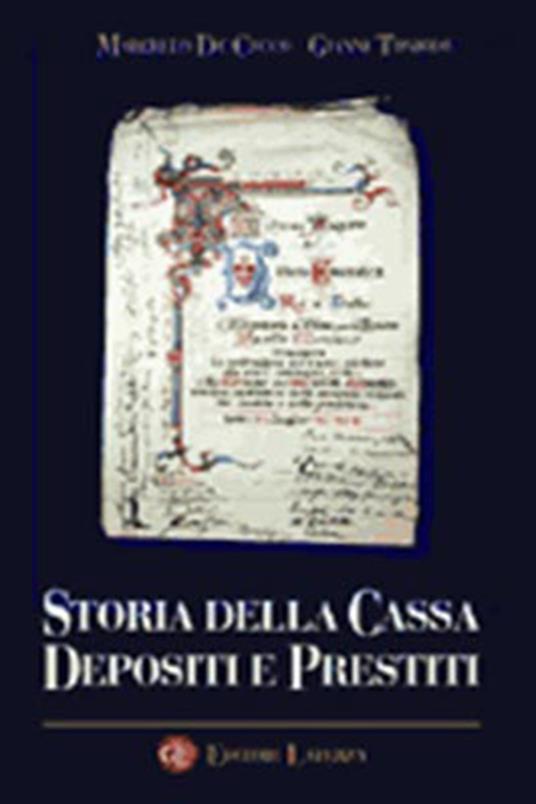 Storia della Cassa depositi e prestiti. Con CD-ROM - copertina