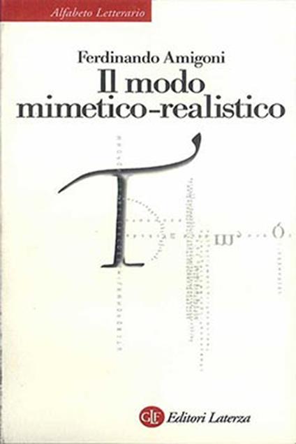Il modo mimetico-realistico - Ferdinando Amigoni - copertina