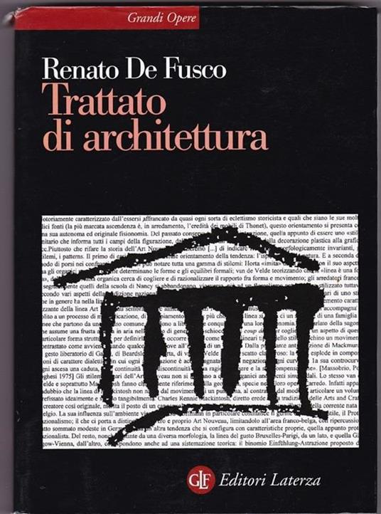 Trattato di architettura - Renato De Fusco - 4