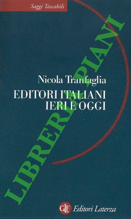 Editori italiani ieri e oggi