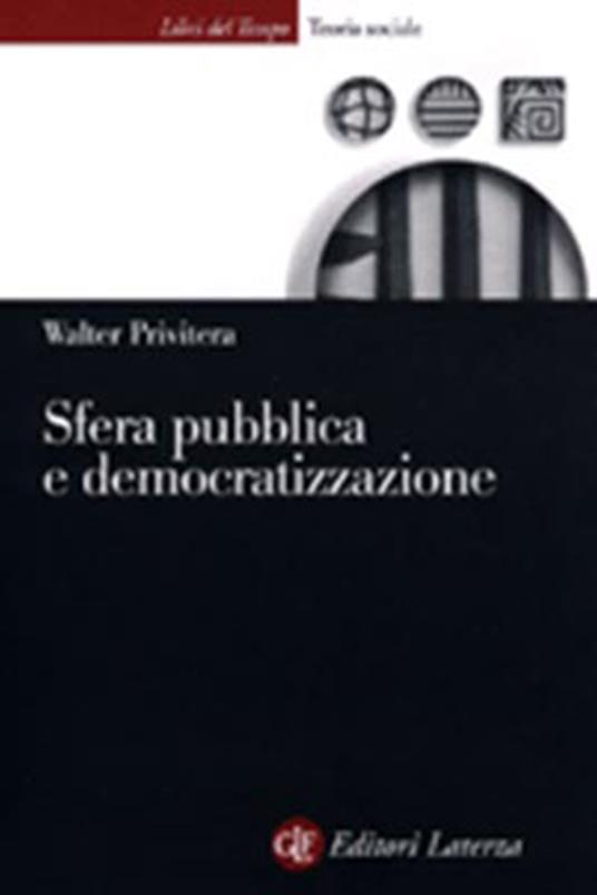 Sfera pubblica e democratizzazione - Walter Privitera - copertina
