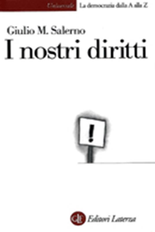 I nostri diritti - Giulio Maria Salerno - copertina