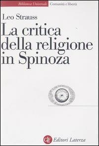 La critica della religione in Spinoza - Leo Strauss - copertina