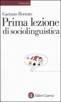 Prima lezione di sociolinguistica - Gaetano Berruto - copertina
