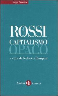 Capitalismo opaco - Guido Rossi - copertina