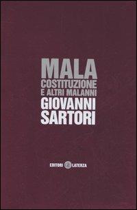 Mala costituzione e altri malanni - Giovanni Sartori - copertina
