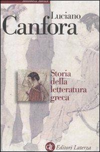 Storia della letteratura greca - Luciano Canfora - copertina