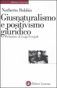 Giusnaturalismo e positivismo giuridico - Norberto Bobbio - copertina