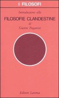 Filosofie clandestine - Gianni Paganini - copertina