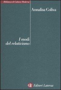 I modi del relativismo - Annalisa Coliva - copertina