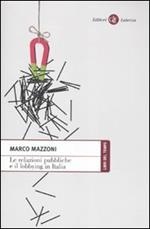 Le relazioni pubbliche e il lobbying in Italia