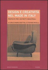 Design e creatività nel made in Italy. Proposte per i distretti industriali - copertina