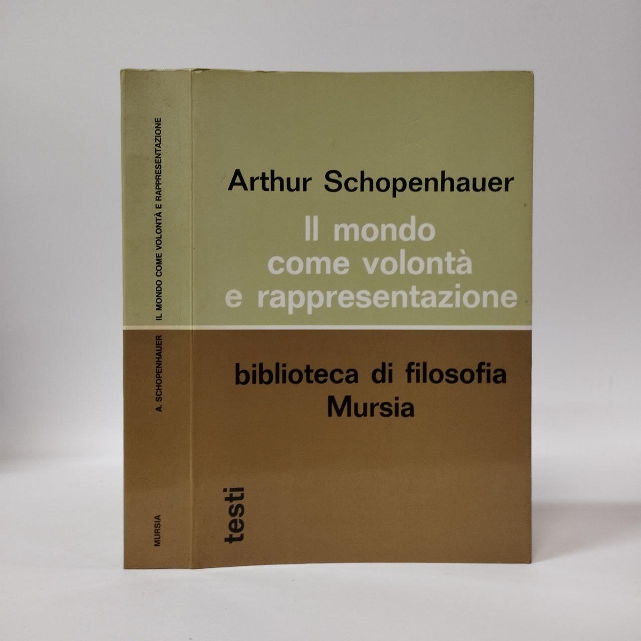 Il mondo come volontà e rappresentazione
