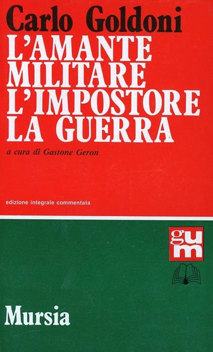 L' amante-L'impostore-La guerra - Carlo Goldoni - copertina