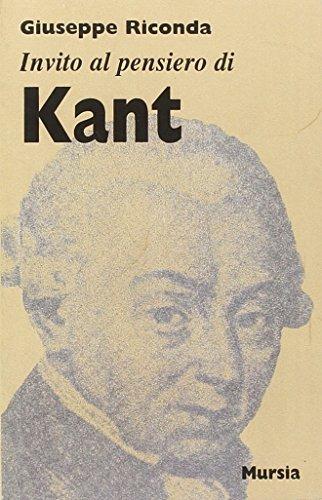 Invito al pensiero di Immanuel Kant - Giuseppe Riconda - copertina