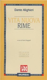 Vita nuova-Rime - Dante Alighieri - copertina