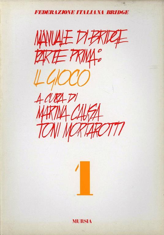 Manuale di bridge. Vol. 1: Il gioco - copertina