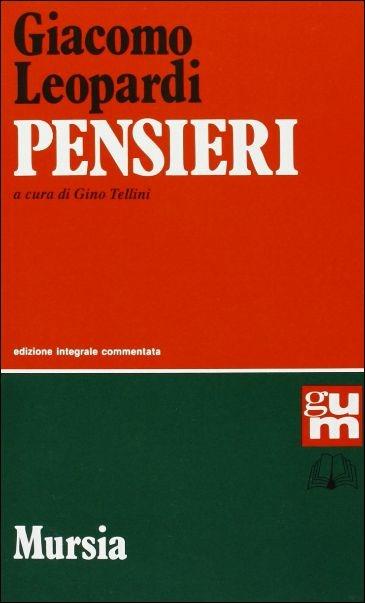 Pensieri - Giacomo Leopardi - copertina