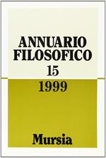 Annuario filosofico 1999. Vol. 15