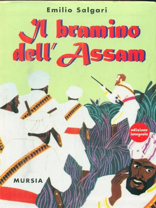 Il bramino dell'Assam - Emilio Salgari - copertina
