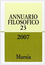 Annuario filosofico 2007. Vol. 23