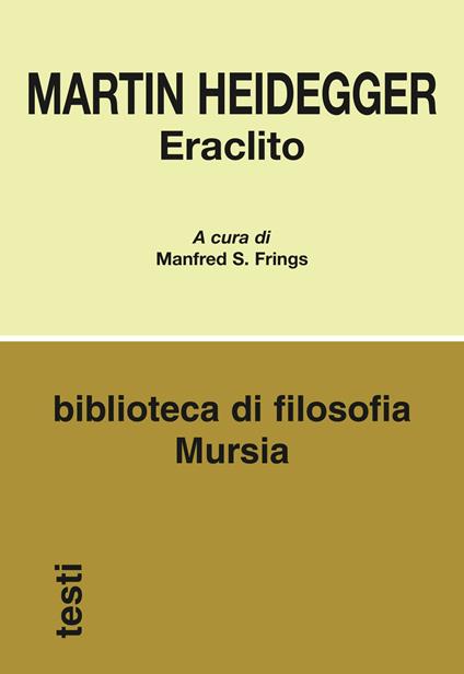 Eraclito - Martin Heidegger - copertina