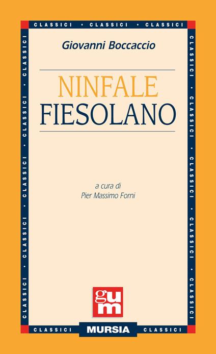 Ninfale fiesolano - Giovanni Boccaccio - copertina