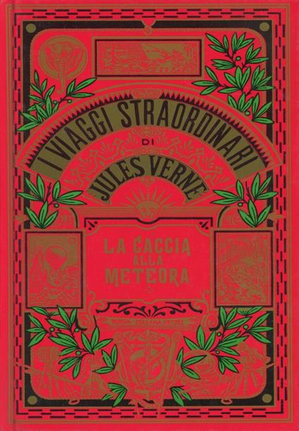 La caccia alla meteora - Jules Verne - copertina