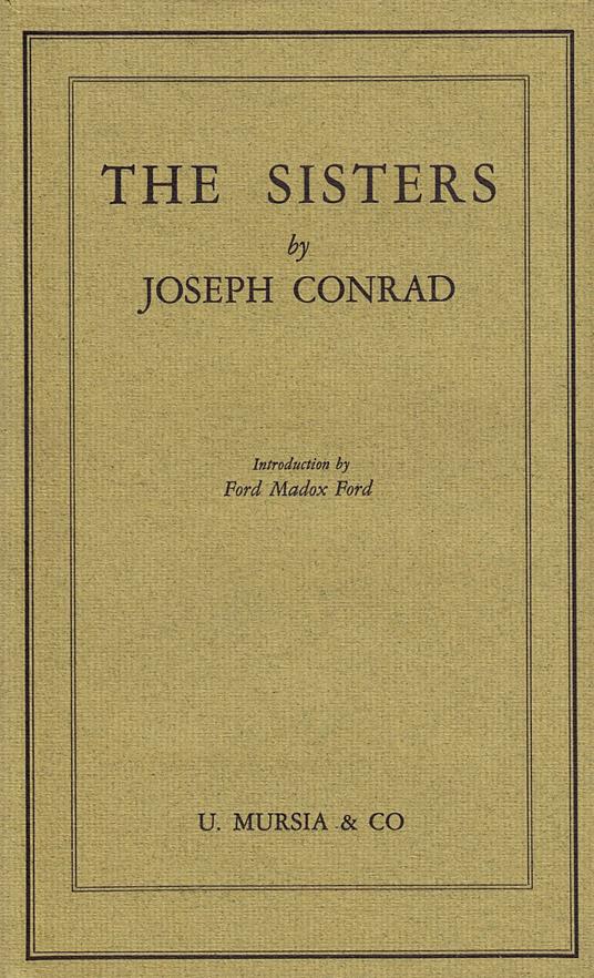 The sisters - Joseph Conrad - copertina