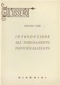 Introduzione all'insegnamento individualizzato - Antonio Corsi - copertina
