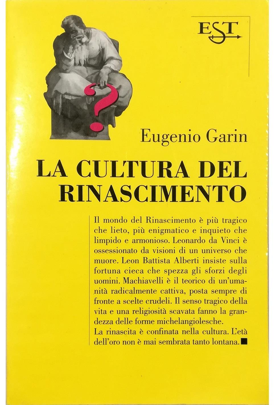 La cultura del Rinascimento