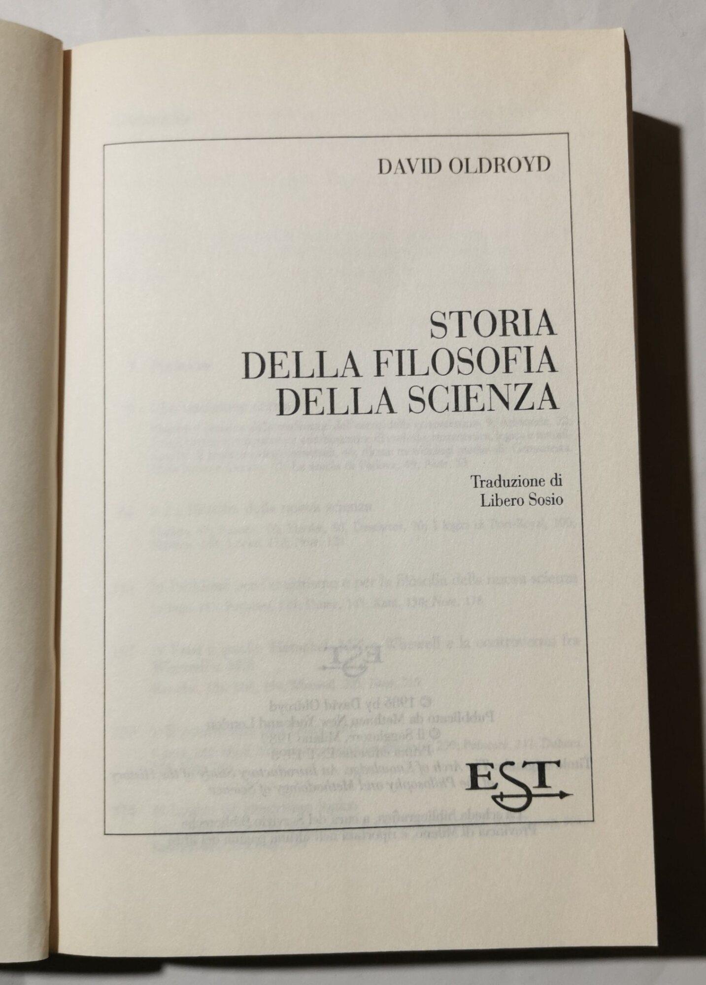 Storia della filosofia della scienza