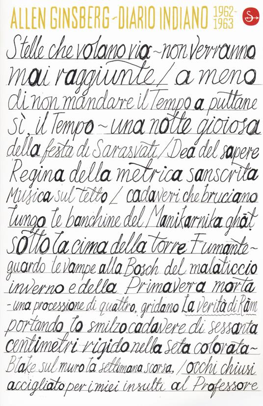 Diario indiano (marzo 1962-maggio 1963) - Allen Ginsberg - copertina