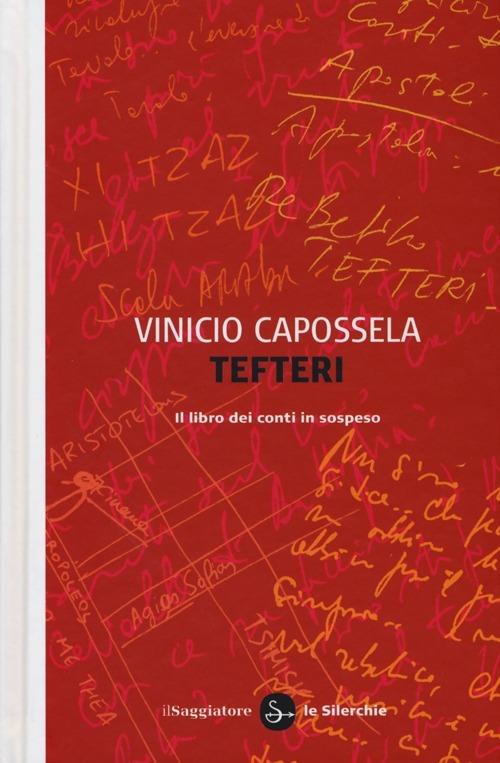 Tefteri. Il libro dei conti in sospeso - Vinicio Capossela - copertina