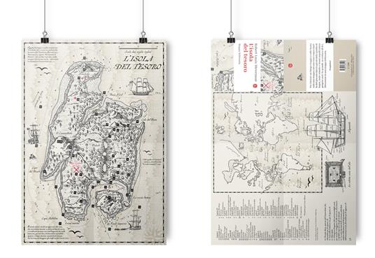 L'isola del tesoro. Mappa letteraria - Robert Louis Stevenson - 2