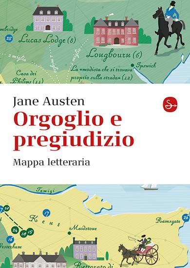 Orgoglio e pregiudizio. Mappa letteraria - Jane Austen - copertina
