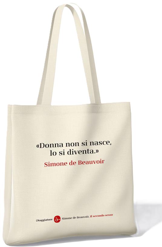Shopper Simone De Beauvoir - Il Saggiatore - copertina