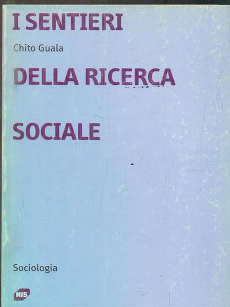I sentieri della ricerca sociale - Chito Guala - copertina