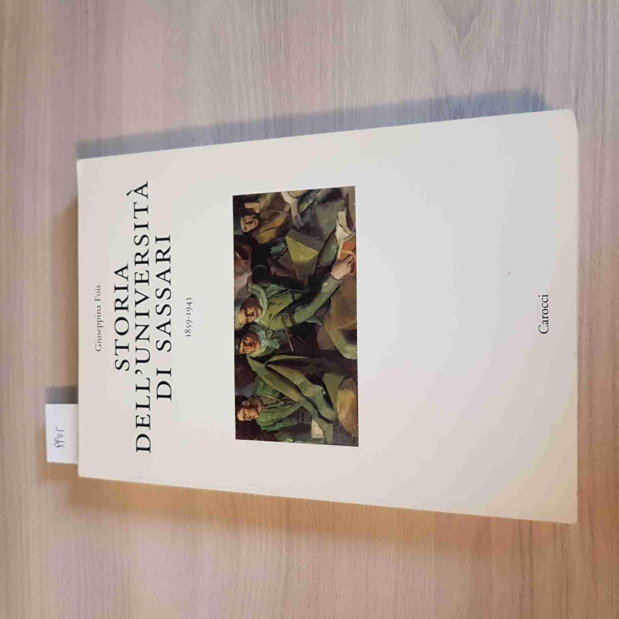 Storia dell'Università di Sassari 1859-1943
