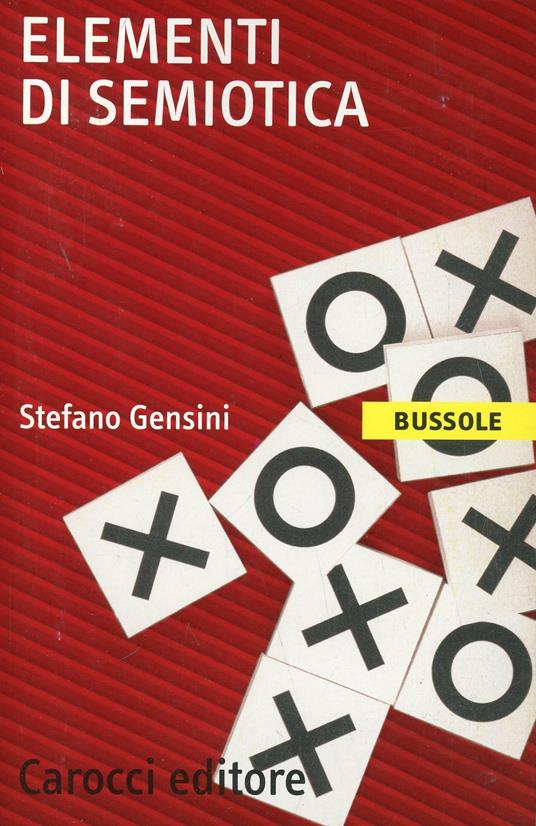 Elementi di semiotica - Stefano Gensini - copertina