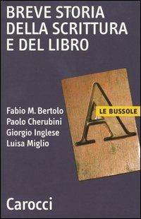 Breve storia della scrittura e del libro - copertina