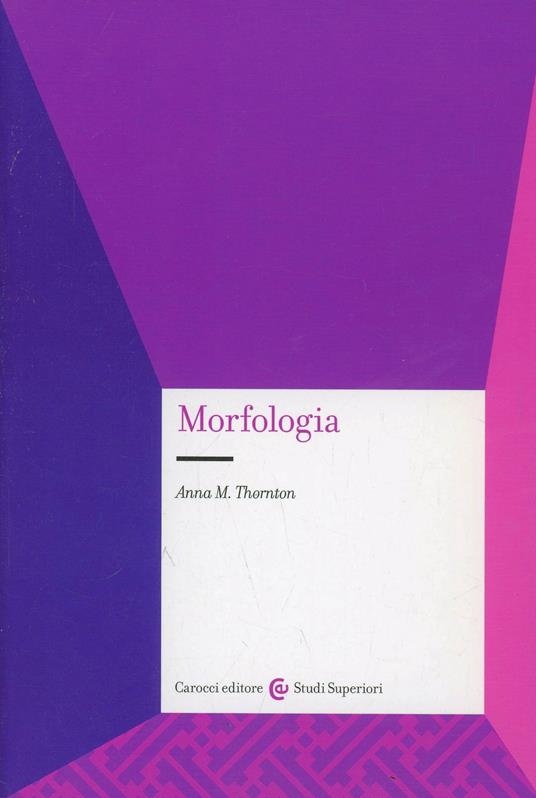 Morfologia - Anna Maria Thornton - copertina