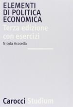 Elementi di politica economica con esercizi