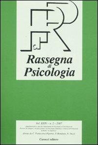 Rassegna di psicologia (2007). Vol. 2 - copertina