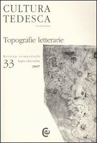 Cultura tedesca. Vol. 33: Topografie letterarie - copertina