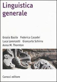 Linguistica generale - copertina