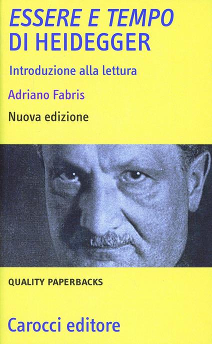 «Essere e tempo» di Heidegger. Introduzione alla lettura - Adriano Fabris - copertina