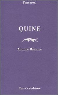Quine -  Antonio Rainone - copertina