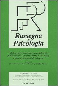 Rassegna di psicologia (2010). Vol. 1 - copertina